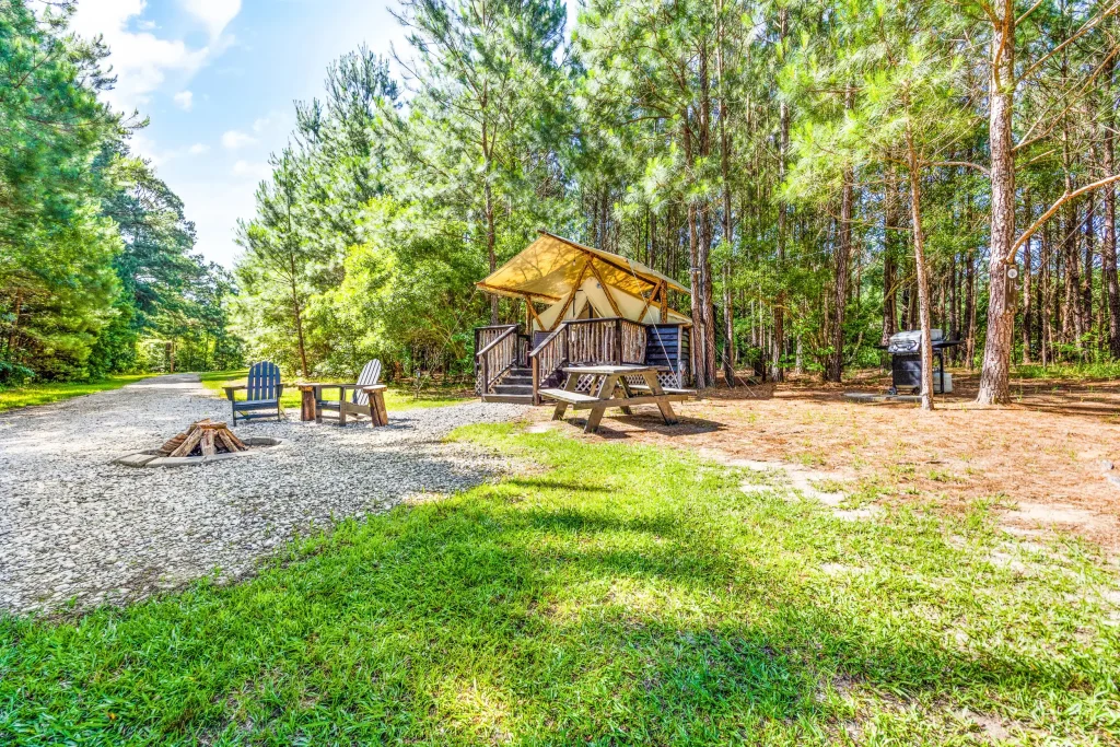 camping and glamping at laurel oaks near myrtle beach